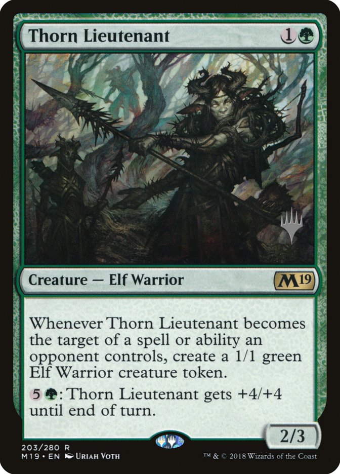 Thorn Lieutenant (Promo Pack) [Core Set 2019 Promos] | Grognard Games