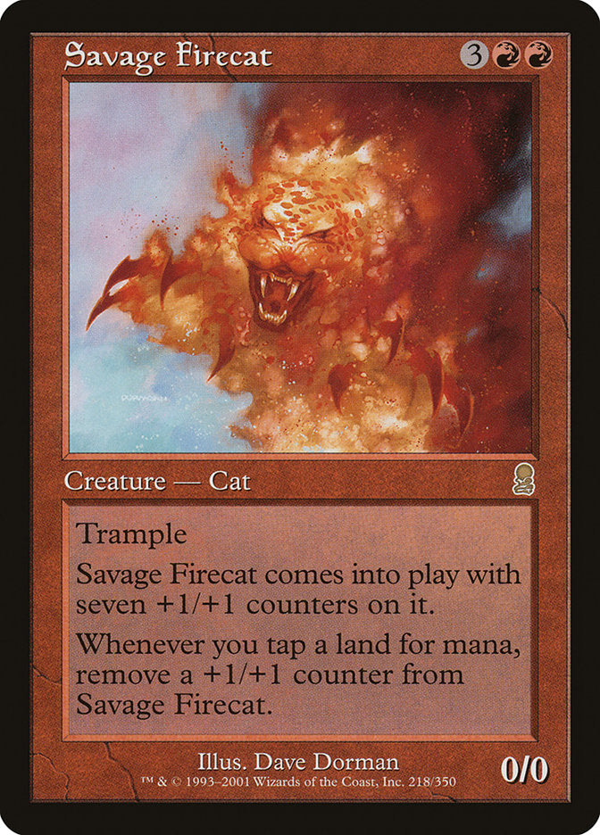 Savage Firecat [Odyssey] | Grognard Games