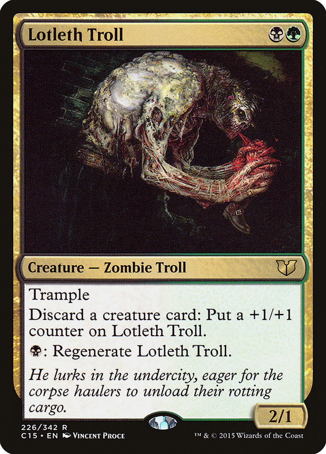 Lotleth Troll [Commander 2015] | Grognard Games