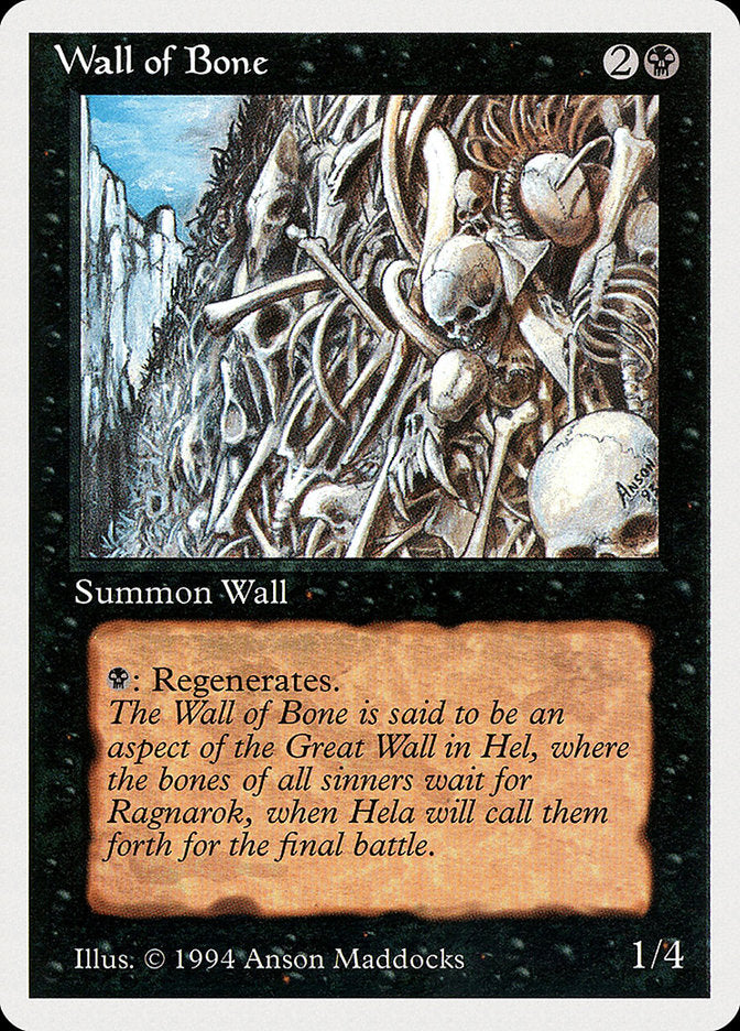 Wall of Bone [Summer Magic / Edgar] | Grognard Games