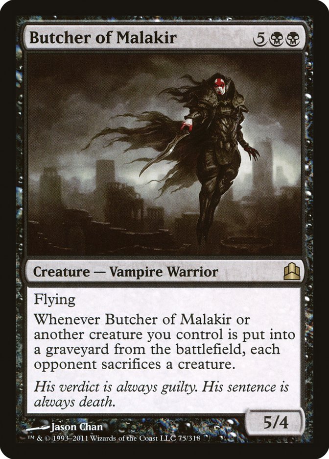 Butcher of Malakir [Commander 2011] | Grognard Games