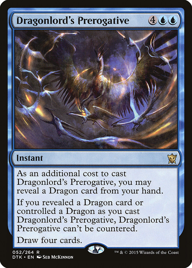 Dragonlord's Prerogative [Dragons of Tarkir] | Grognard Games