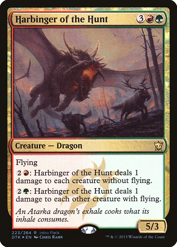 Harbinger of the Hunt (Intro Pack) [Dragons of Tarkir Promos] | Grognard Games
