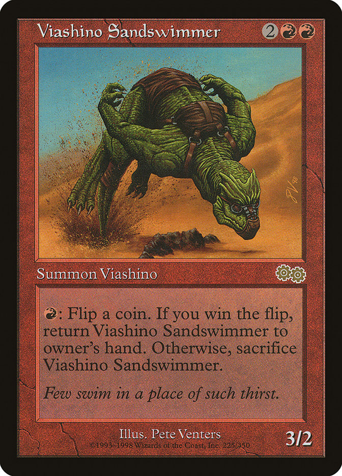 Viashino Sandswimmer [Urza's Saga] | Grognard Games
