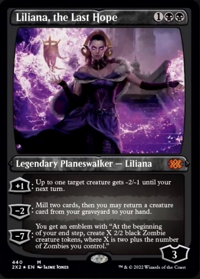 Liliana, the Last Hope (Foil Etched) [Double Masters 2022] | Grognard Games
