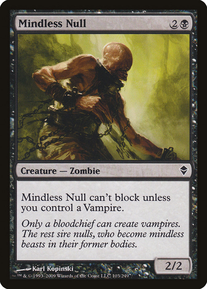 Mindless Null [Zendikar] | Grognard Games