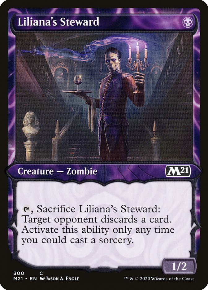 Liliana's Steward (Showcase) [Core Set 2021] | Grognard Games