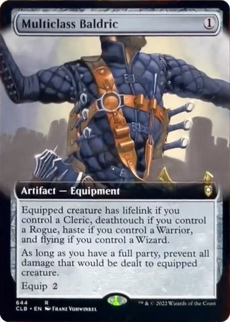 Multiclass Baldric (Extended Art) [Commander Legends: Battle for Baldur's Gate] | Grognard Games