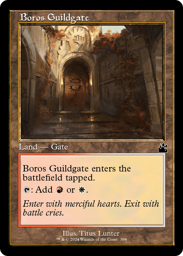 Boros Guildgate (Retro Frame) [Ravnica Remastered] | Grognard Games