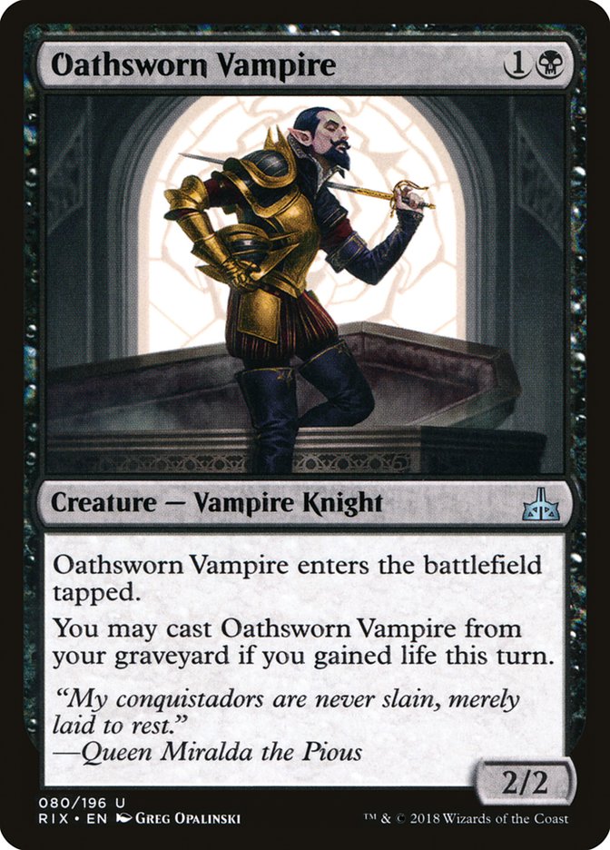 Oathsworn Vampire [Rivals of Ixalan] | Grognard Games