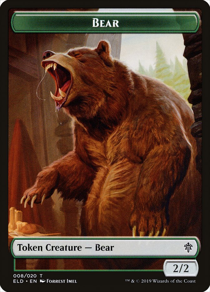 Bear [Throne of Eldraine Tokens] | Grognard Games