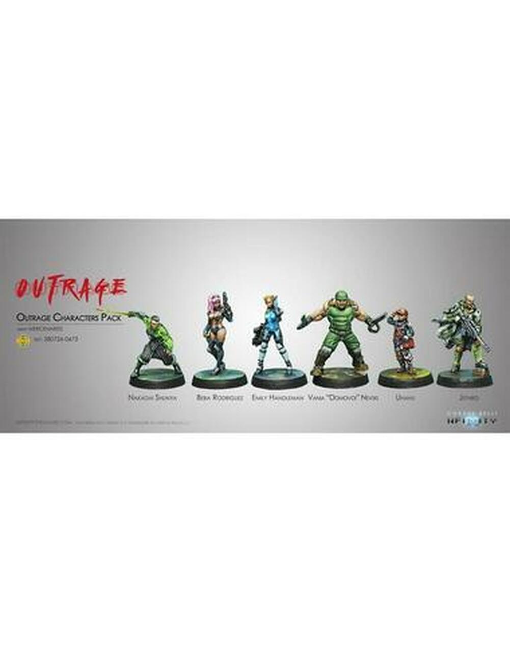 Infinity Outrage Character Pack | Grognard Games
