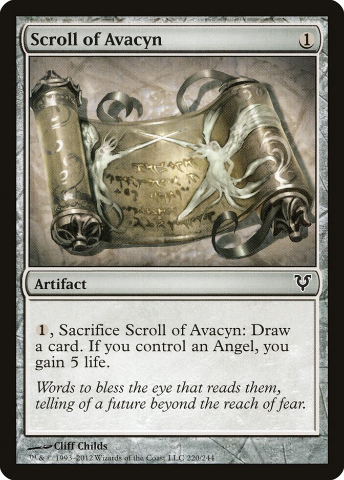 Scroll of Avacyn [Avacyn Restored] | Grognard Games