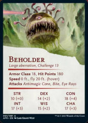 Beholder Art Card [Dungeons & Dragons: Adventures in the Forgotten Realms Art Series] | Grognard Games