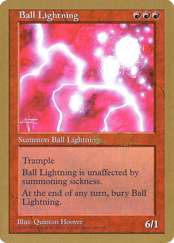 Ball Lightning (Ben Rubin) [World Championship Decks 1998] | Grognard Games
