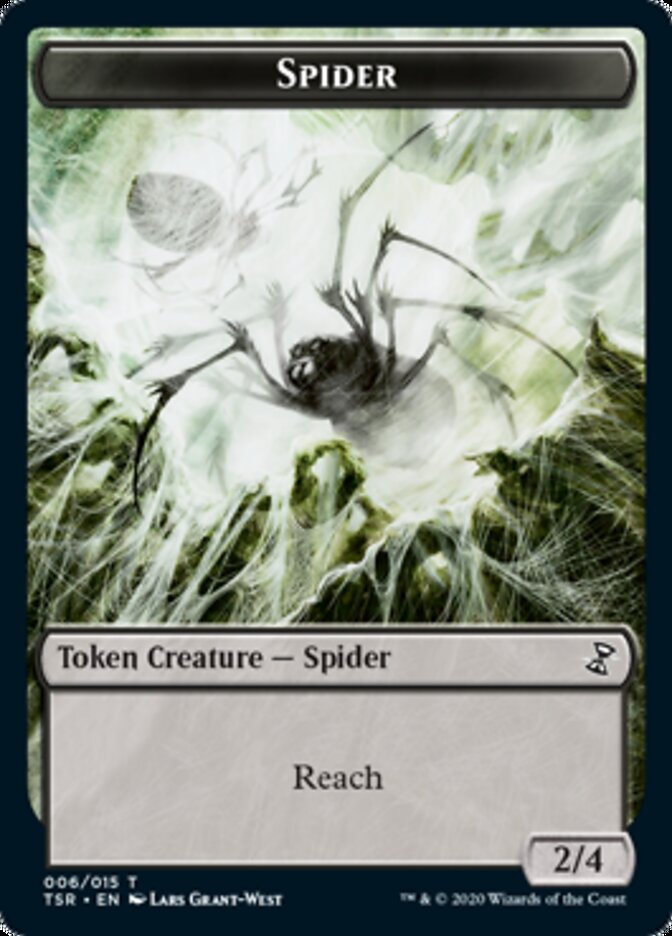 Spider Token [Time Spiral Remastered Tokens] | Grognard Games