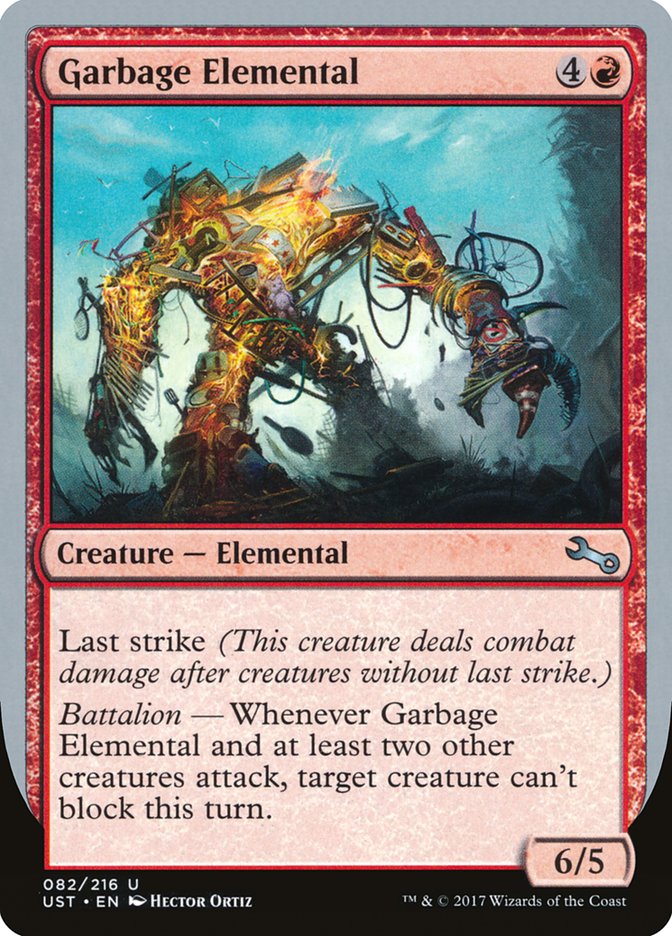 Garbage Elemental (6/5 Creature) [Unstable] | Grognard Games