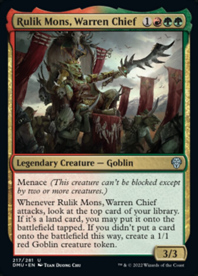 Rulik Mons, Warren Chief [Dominaria United] | Grognard Games