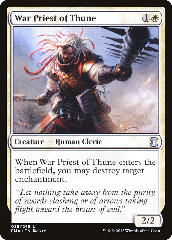 War Priest of Thune [Eternal Masters] | Grognard Games