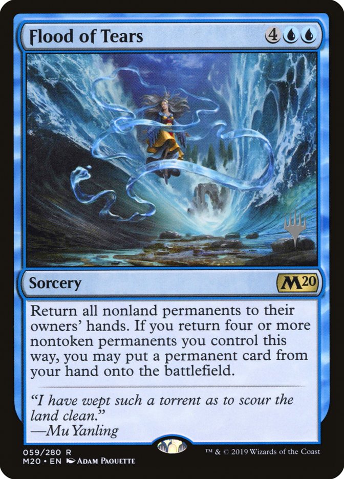 Flood of Tears (Promo Pack) [Core Set 2020 Promos] | Grognard Games