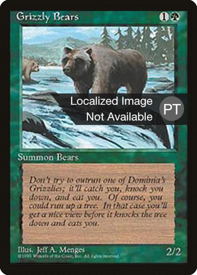 Grizzly Bears [Fourth Edition (Foreign Black Border)] | Grognard Games