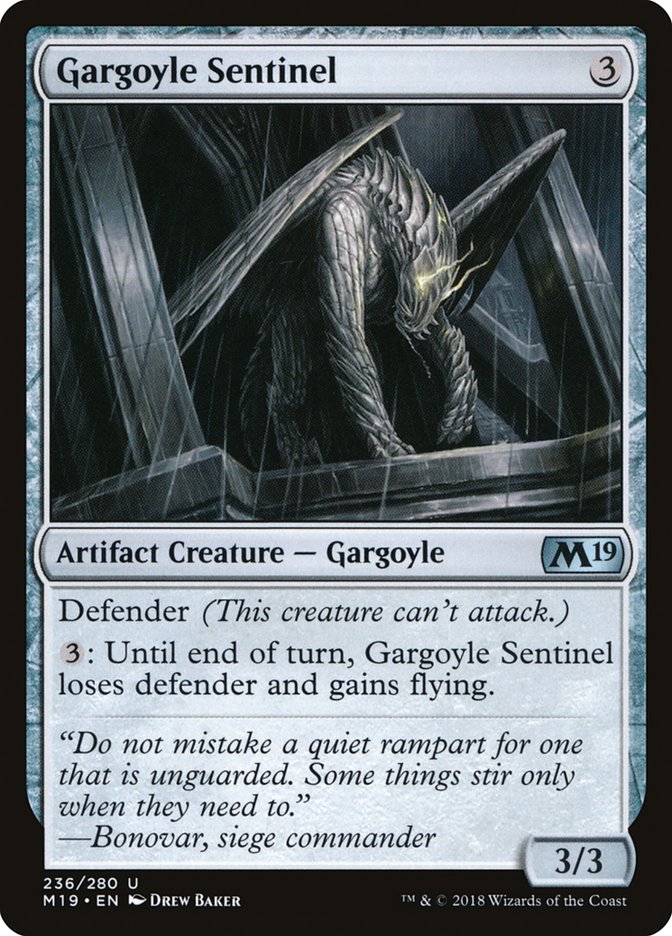 Gargoyle Sentinel [Core Set 2019] | Grognard Games