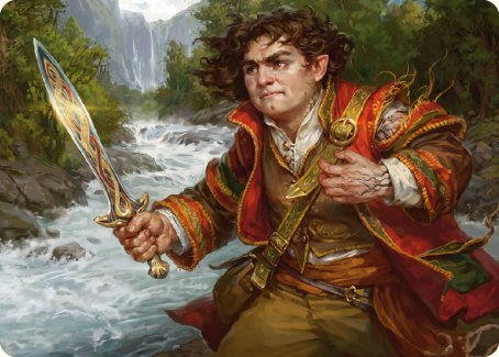 Frodo Baggins Art Card (16/81) [The Lord of the Rings: Tales of Middle-earth Art Series] | Grognard Games