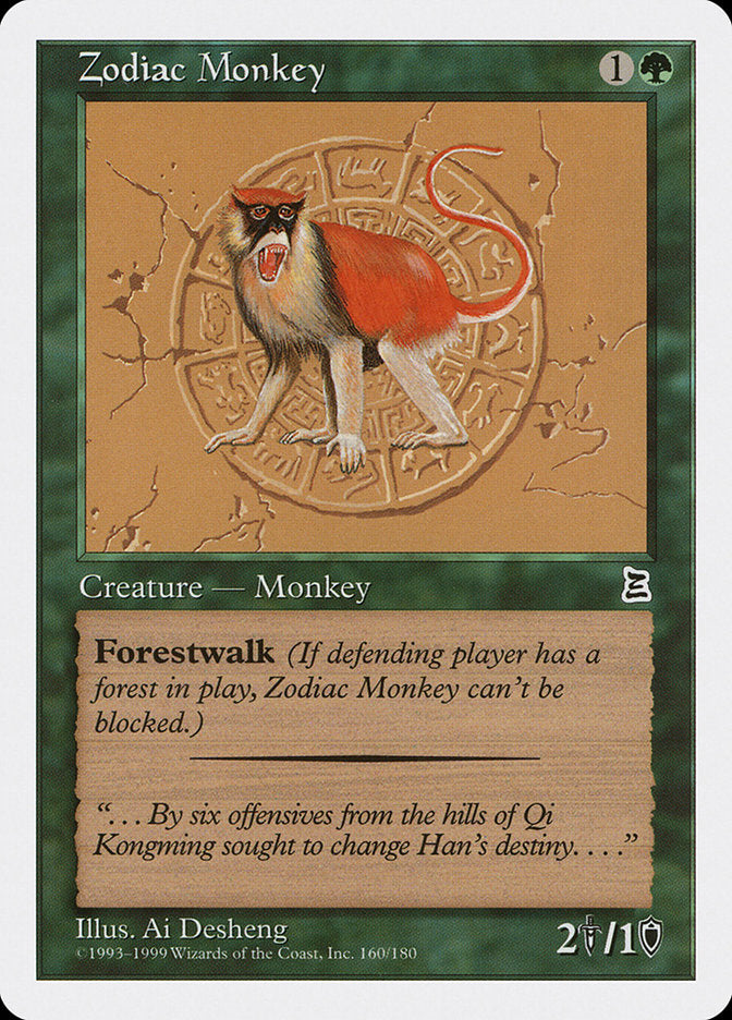 Zodiac Monkey [Portal Three Kingdoms] | Grognard Games