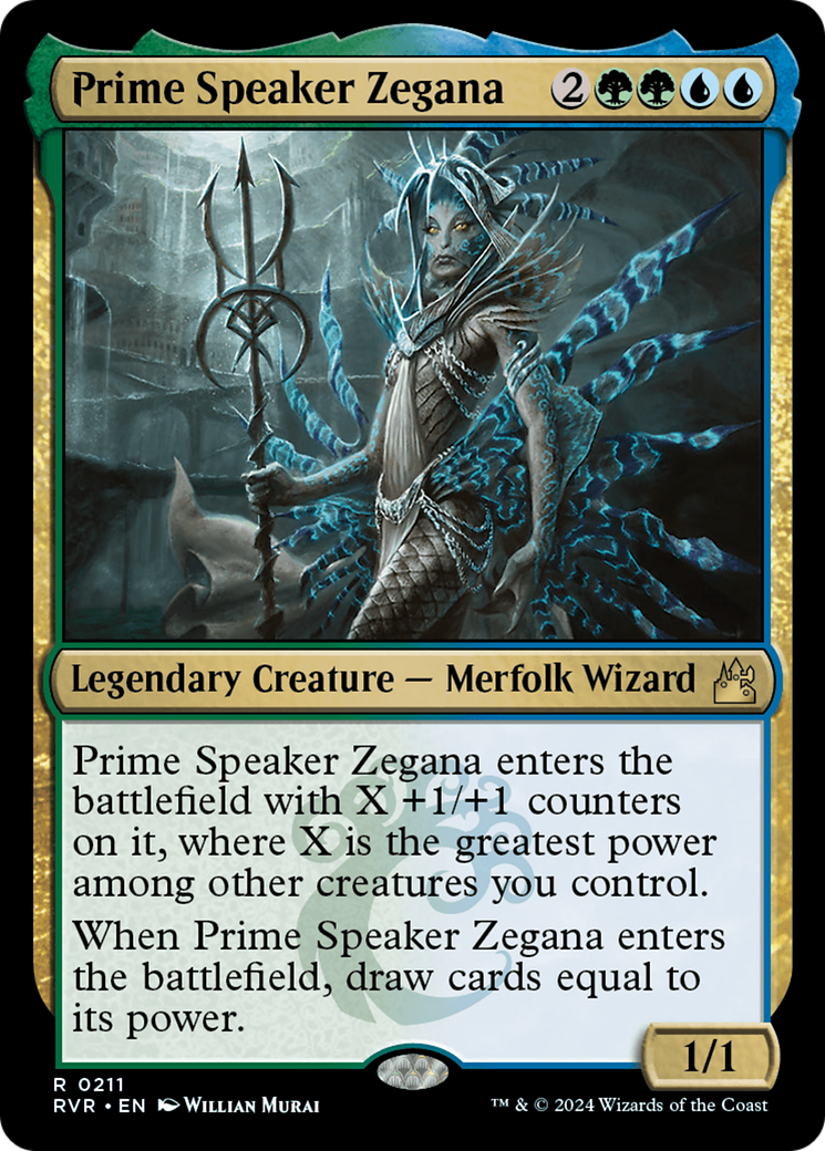 Prime Speaker Zegana [Ravnica Remastered] | Grognard Games