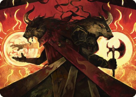 Hurloon Battle Hymn Art Card [Dominaria United Art Series] | Grognard Games