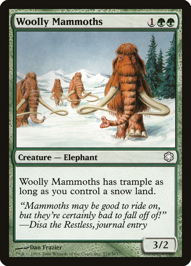 Woolly Mammoths [Coldsnap Theme Decks] | Grognard Games