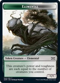 Elemental // Shapeshifter Double-sided Token [Double Masters Tokens] | Grognard Games