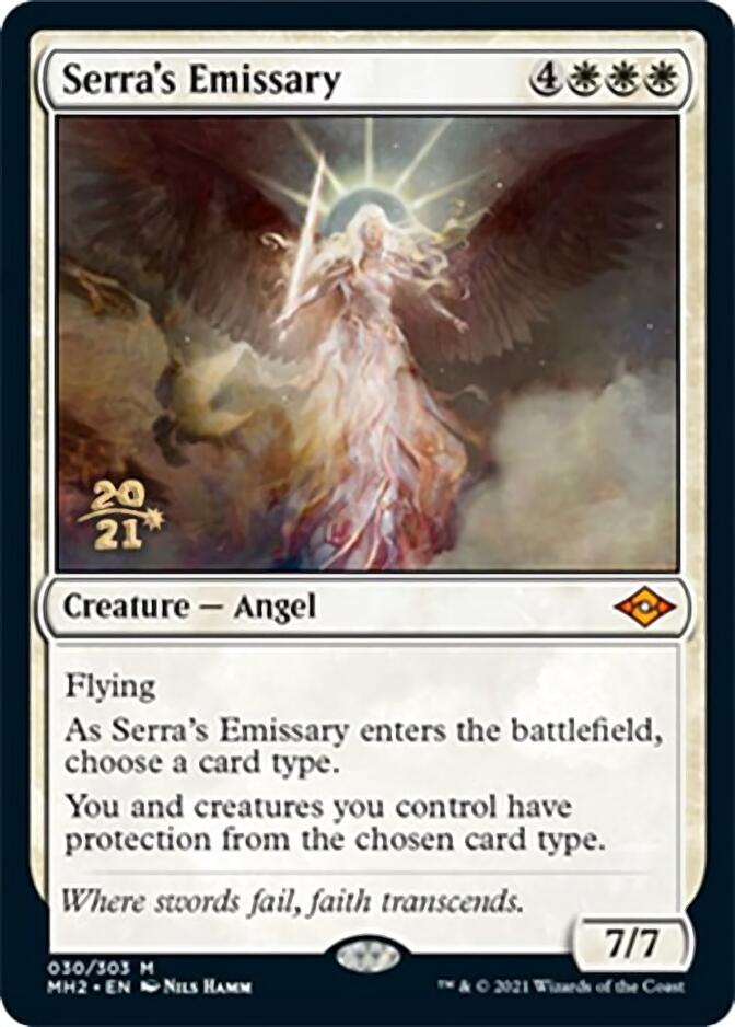 Serra's Emissary [Modern Horizons 2 Prerelease Promos] | Grognard Games