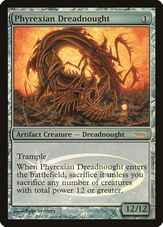 Phyrexian Dreadnought [Judge Gift Cards 2010] | Grognard Games