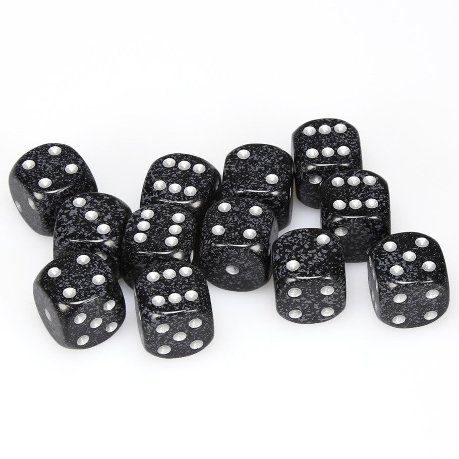 CHX25718 Speckled Ninja 12 D6 set | Grognard Games