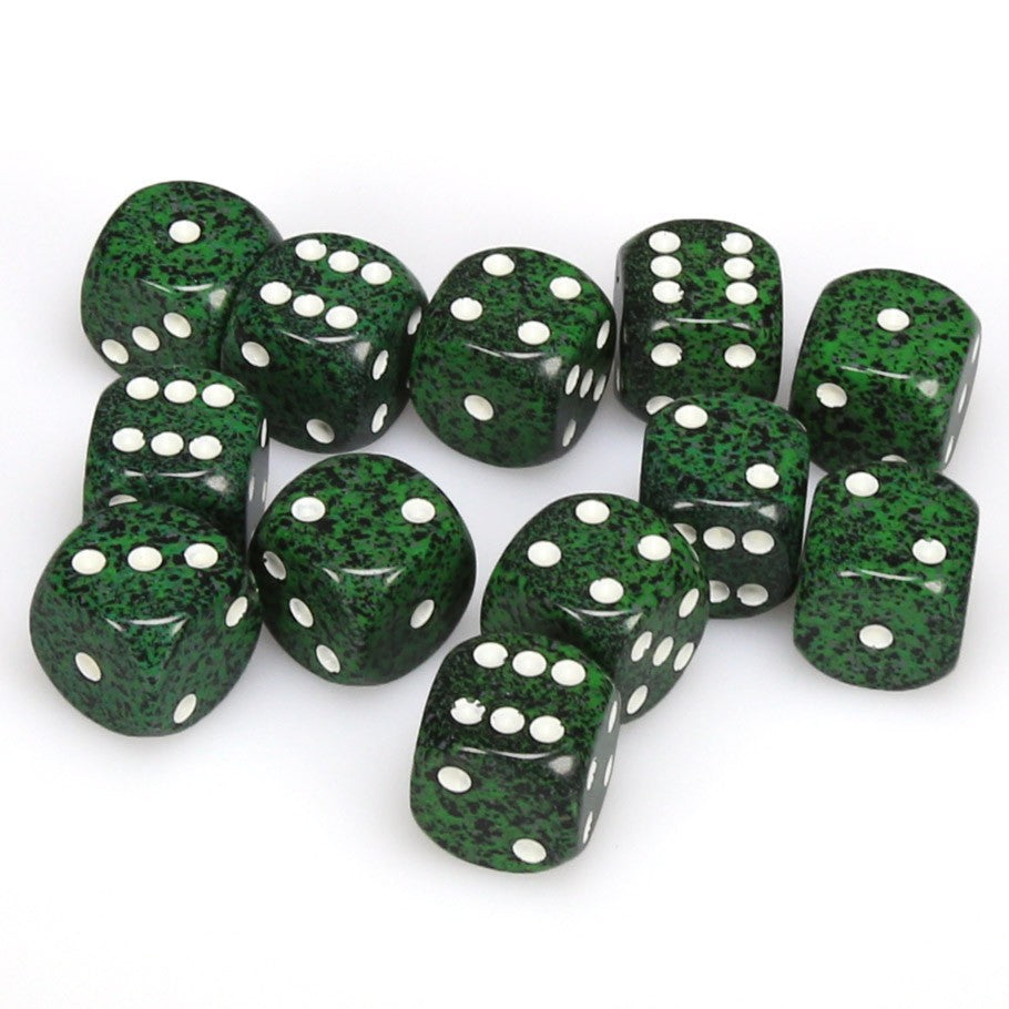 CHX25725 Speckled Recon 12 D6 Set | Grognard Games