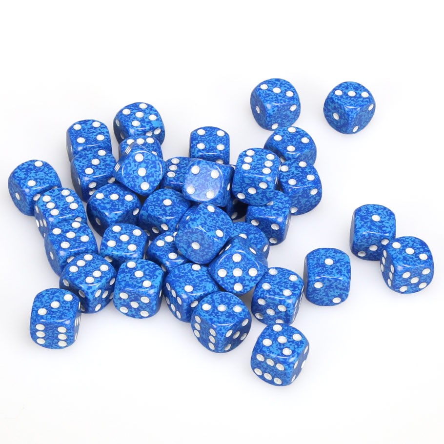 CHX25906 Speckled Water 36 D6 set | Grognard Games