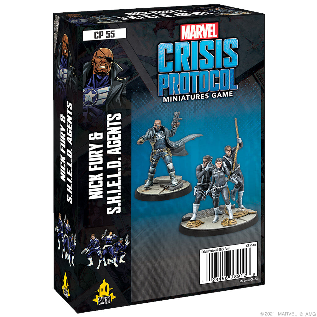 CP 55 Marvel Crisis Protocol: NICK FURY AND S.H.I.E.L.D. AGENTS | Grognard Games