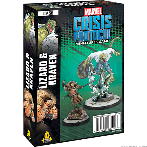 CP 58 Marvel Crisis Protocol: Lizard and Kraven | Grognard Games