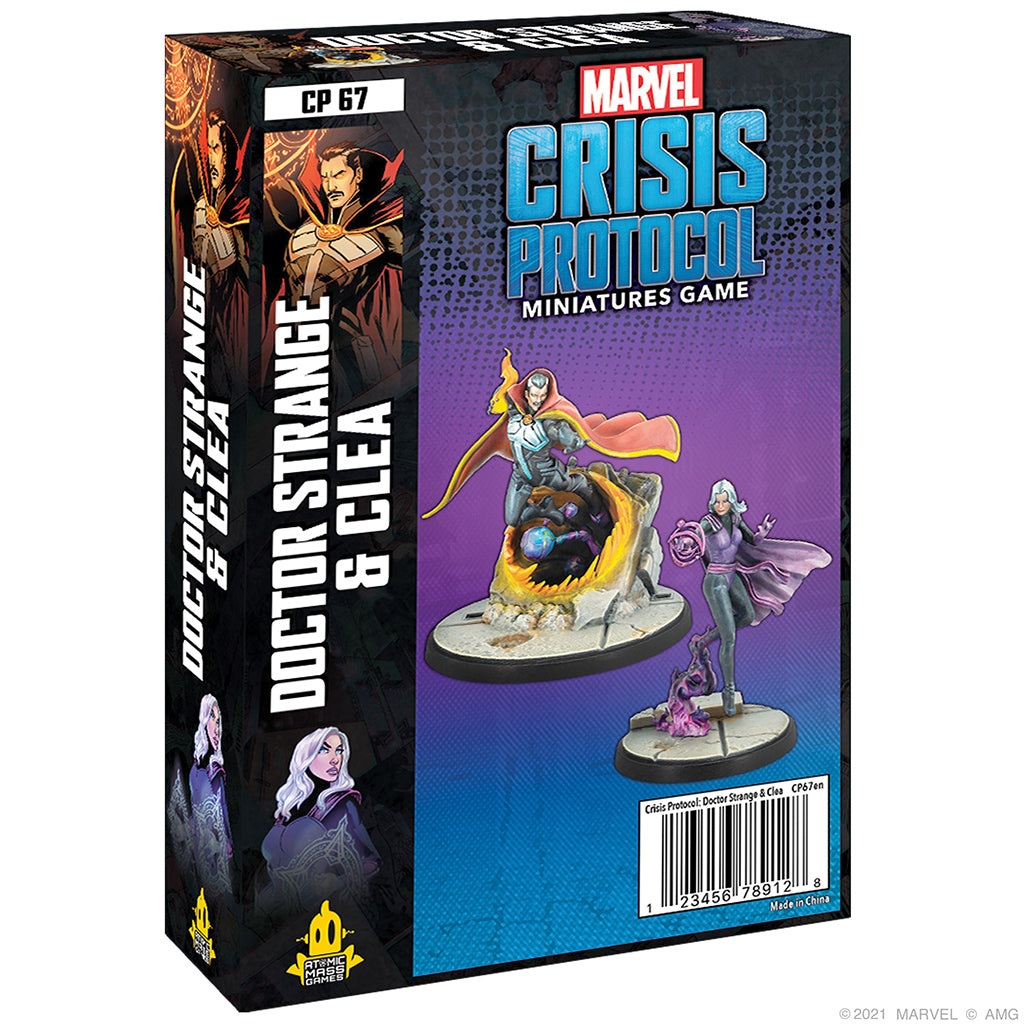 CP 67 Marvel Crisis Protocol: Doctor Strange, Sorcerer Supreme & Clea | Grognard Games