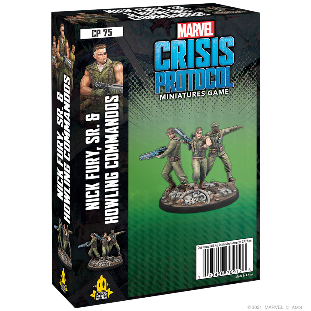 CP 75 Marvel Crisis Protocol: NICK FURY, SR. & HOWLING COMMANDOS | Grognard Games