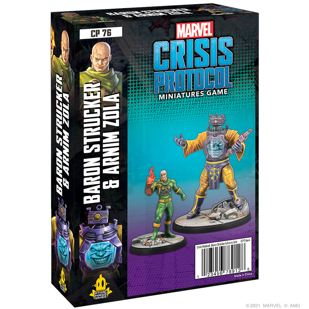 CP 76 Marvel Crisis Protocol: BARON STRUCKER & ARNIM ZOLA | Grognard Games