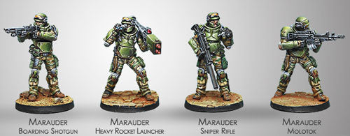 Infinity: Ariadna - Marauders, 5307th Ranger Unit (4) | Grognard Games