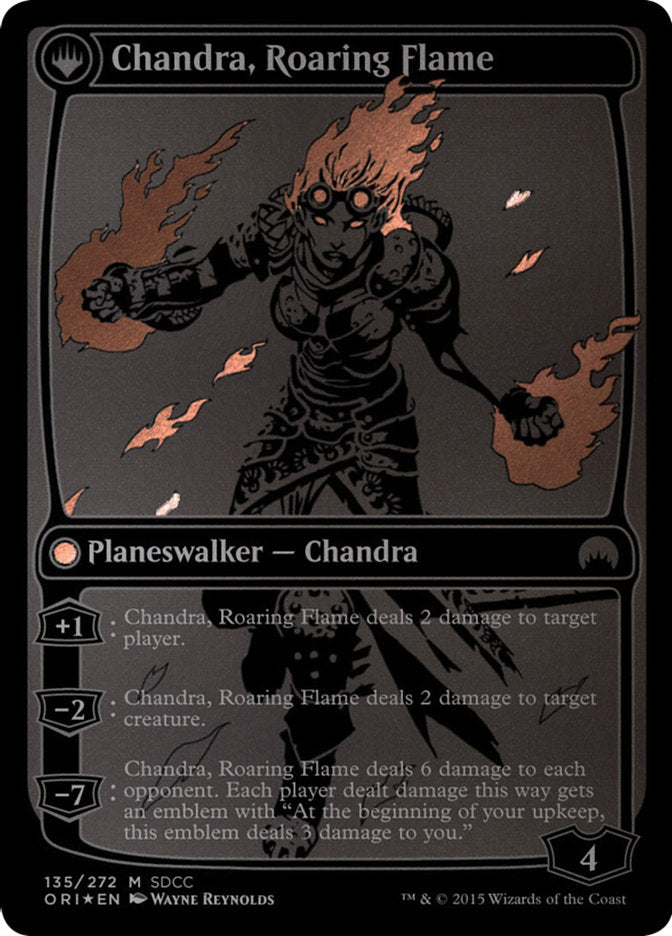 Chandra, Fire of Kaladesh // Chandra, Roaring Flame [San Diego Comic-Con 2015] | Grognard Games