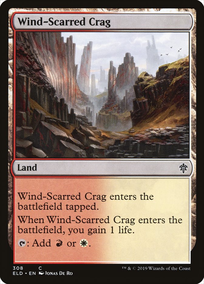 Wind-Scarred Crag [Throne of Eldraine] | Grognard Games