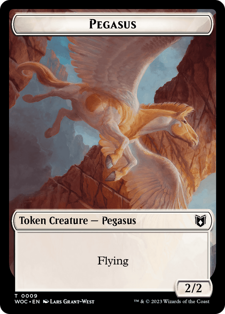 Pirate // Pegasus Double-Sided Token [Wilds of Eldraine Commander Tokens] | Grognard Games