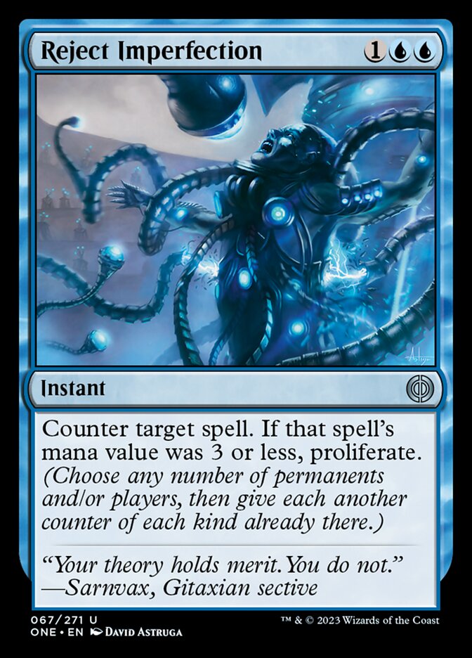 Reject Imperfection [Phyrexia: All Will Be One] | Grognard Games