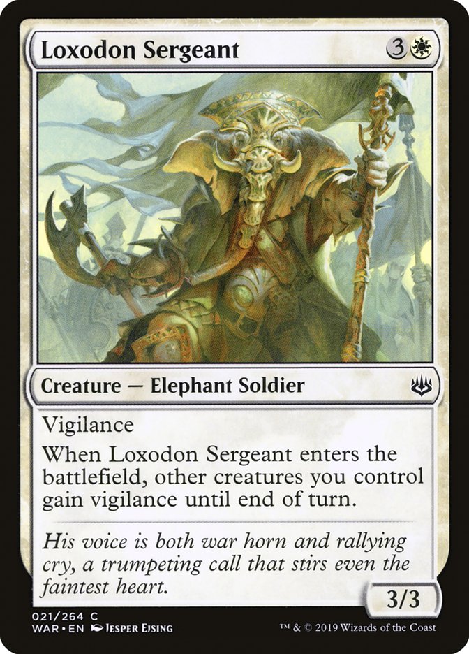 Loxodon Sergeant [War of the Spark] | Grognard Games