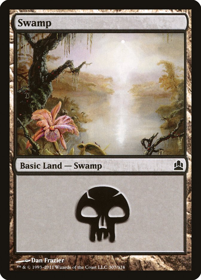 Swamp (307) [Commander 2011] | Grognard Games