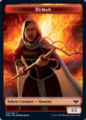 Insect // Human (010) Double-sided Token [Innistrad: Crimson Vow Tokens] | Grognard Games